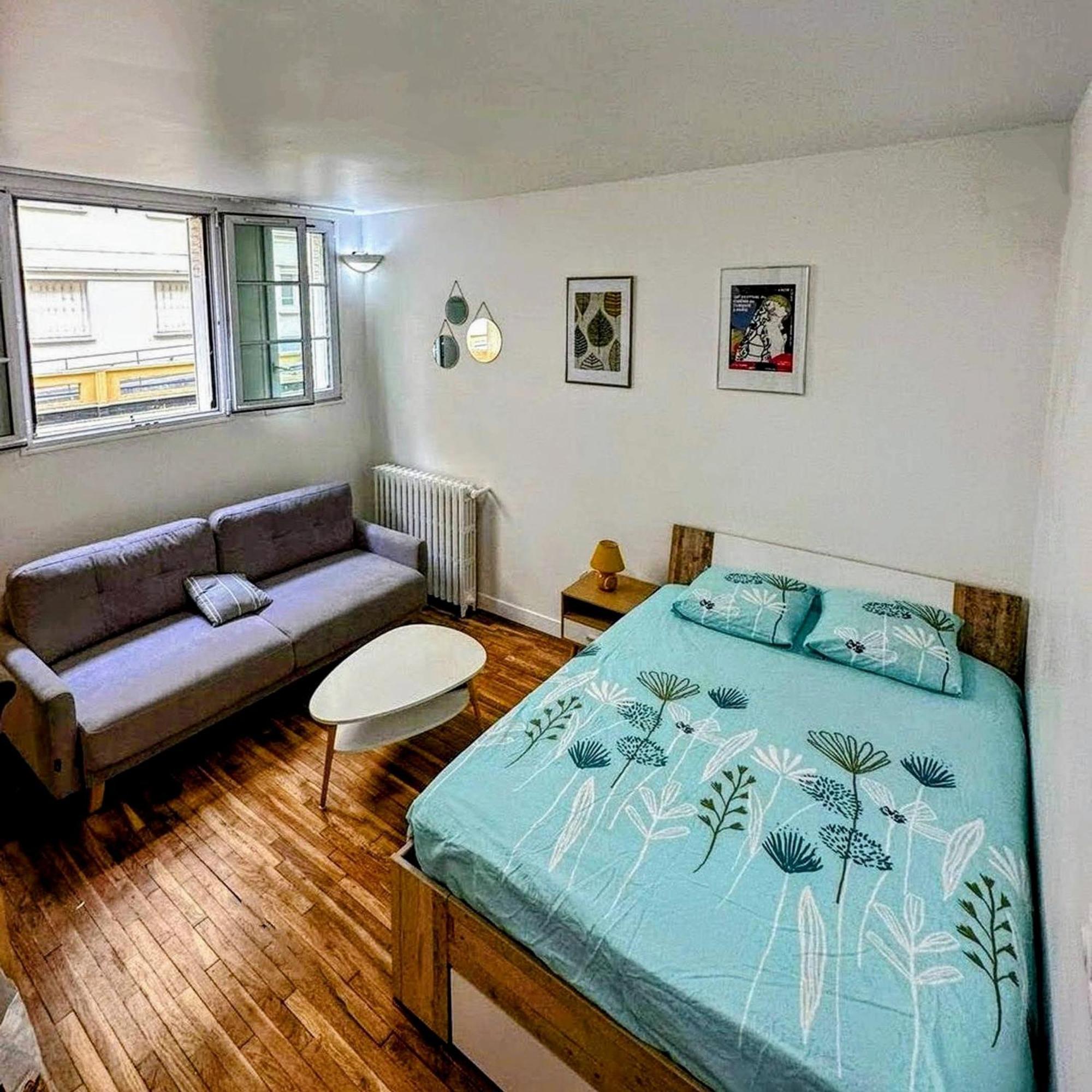 Studio Jaures - Equipped Studio Near Paris With Private Bathroom Montrouge Eksteriør billede